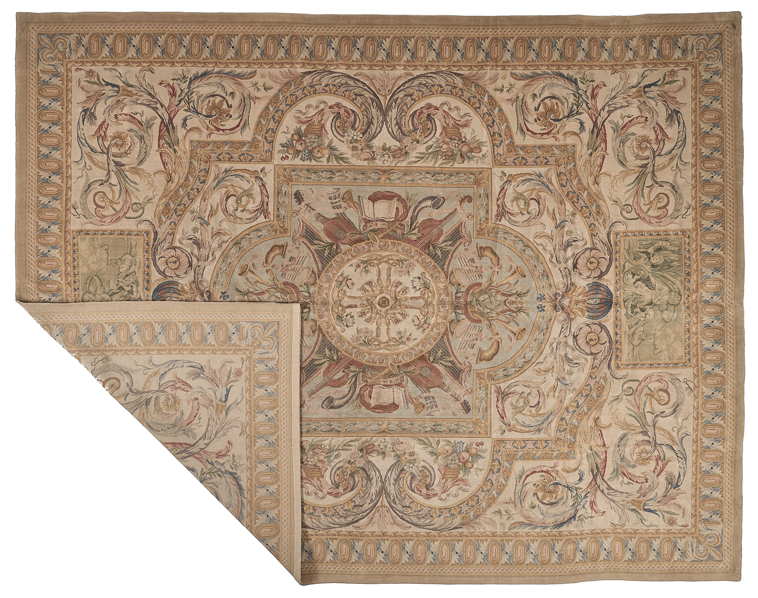 Hand Knotted Savonnerie Carpet 8076