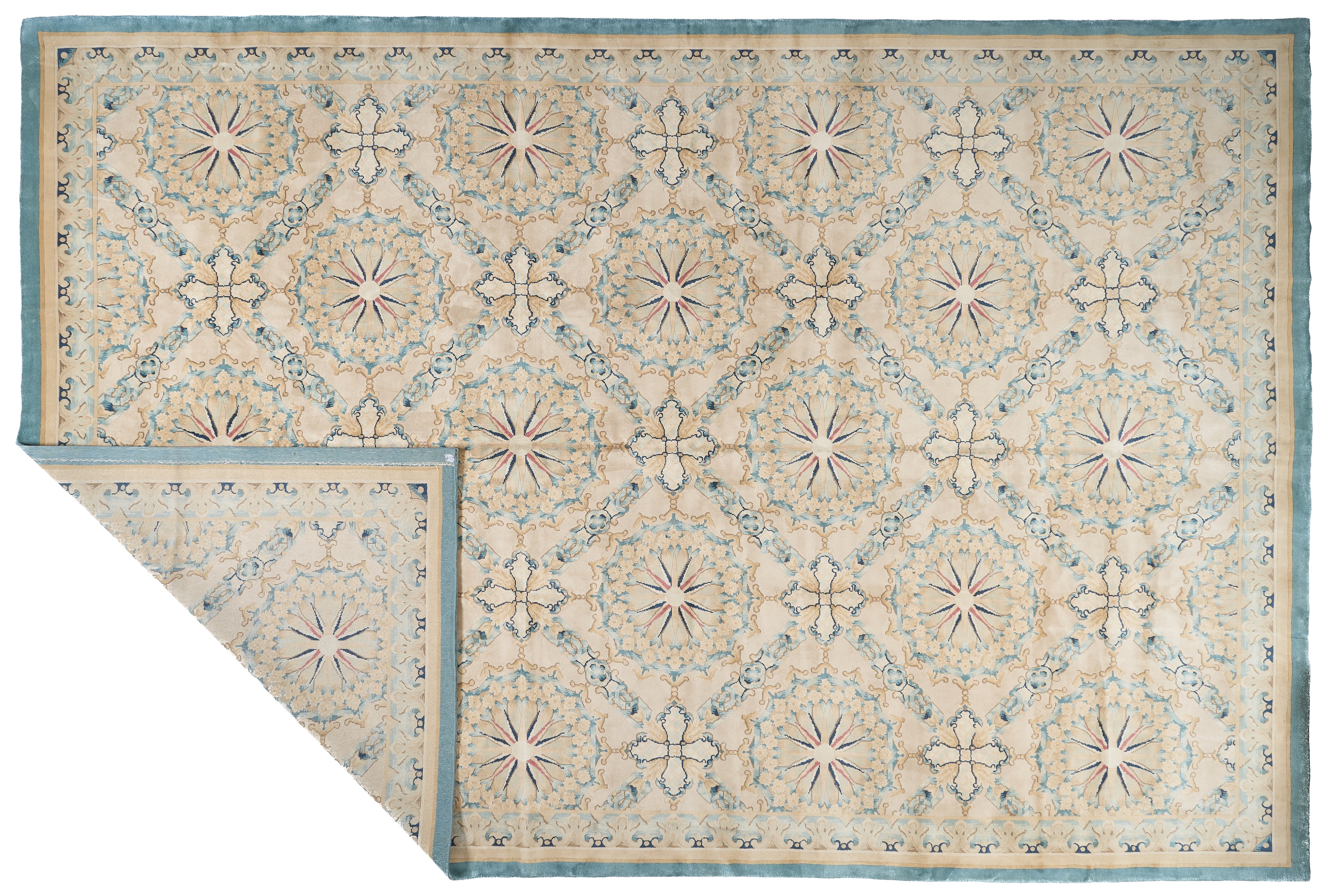 Hand Knotted Savonnerie Carpet 8077