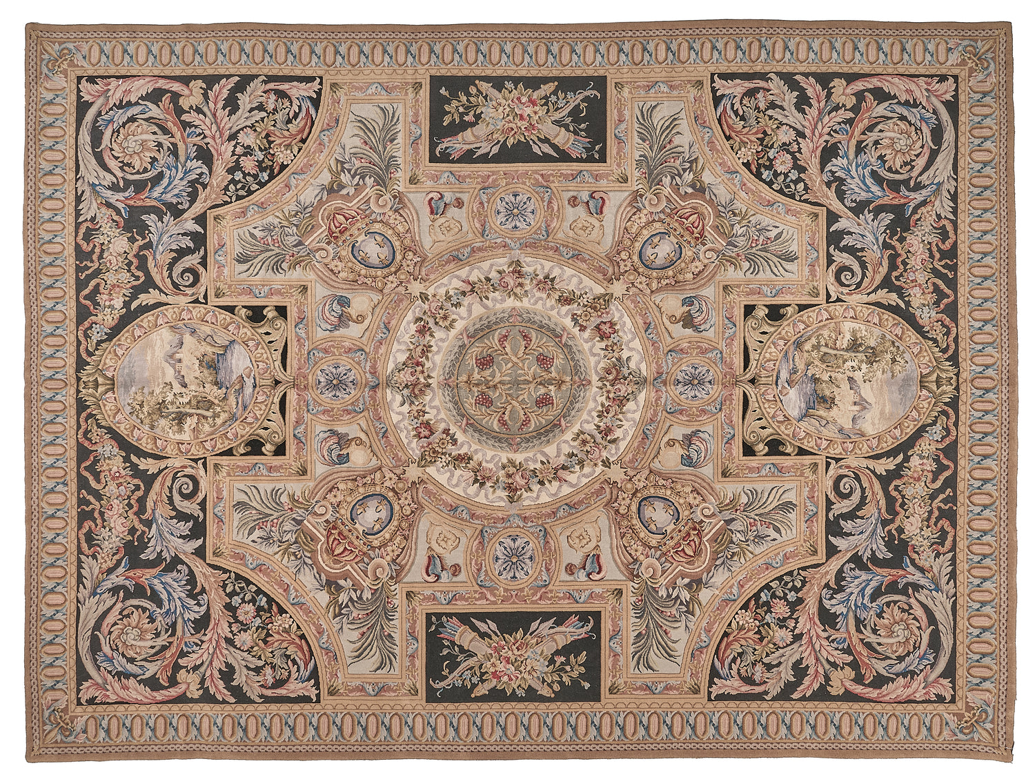 Hand Knotted Savonnerie Carpet 8080
