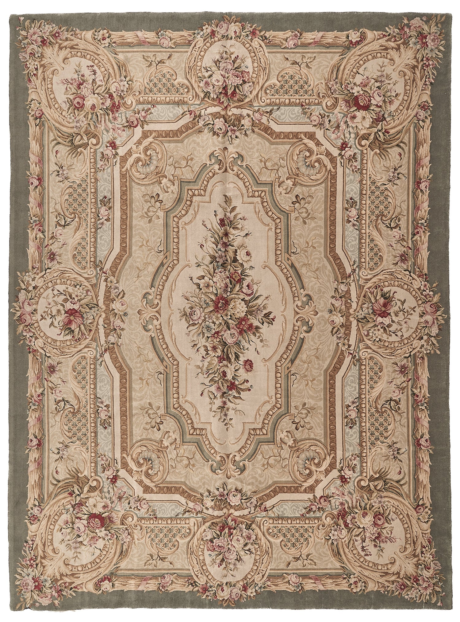 Hand Knotted Savonnerie Carpet 8086