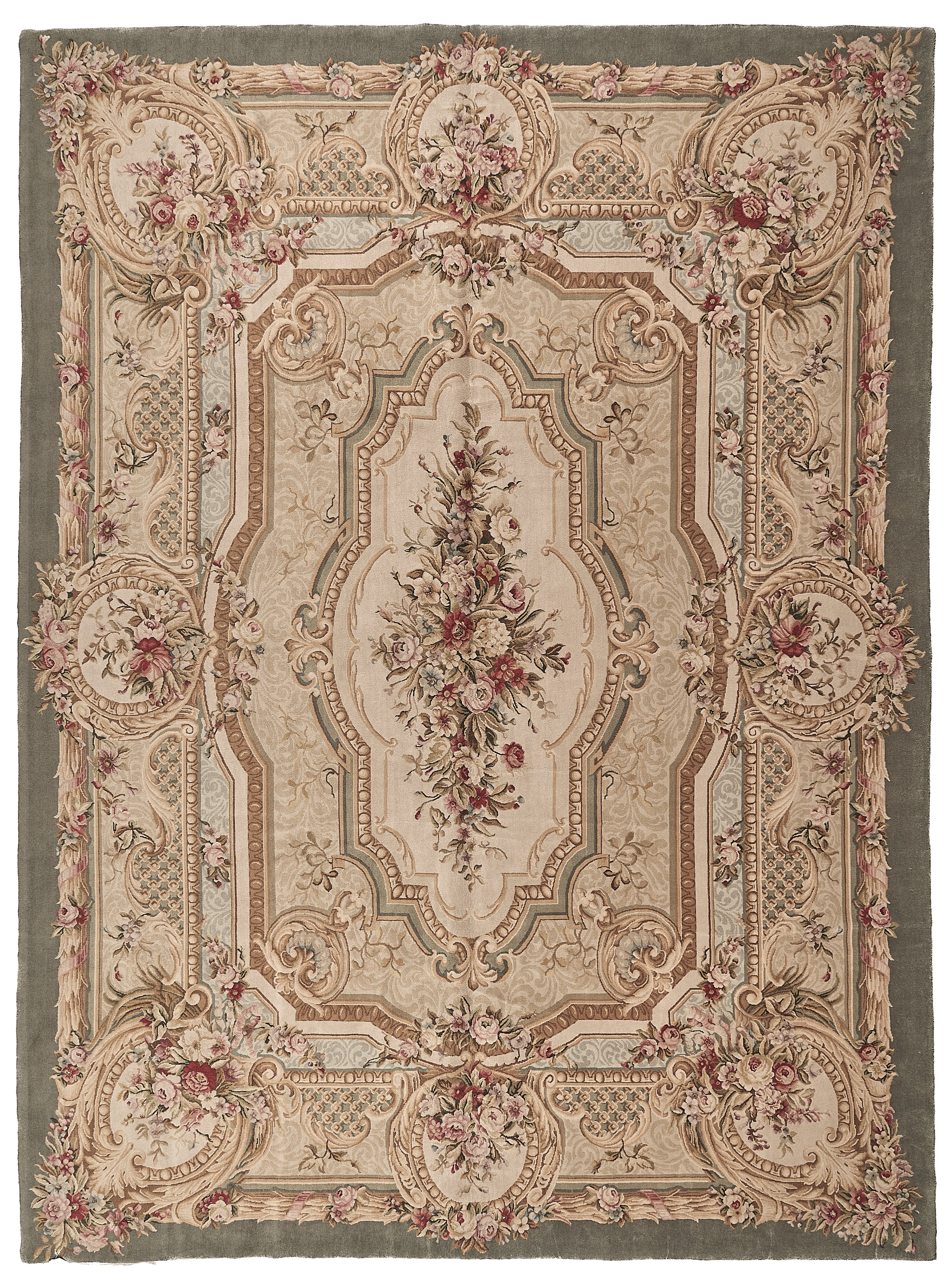 Hand Knotted Savonnerie Carpet 8086