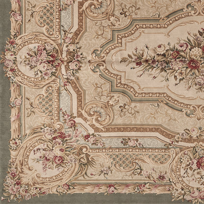 Hand Knotted Savonnerie Carpet 8086
