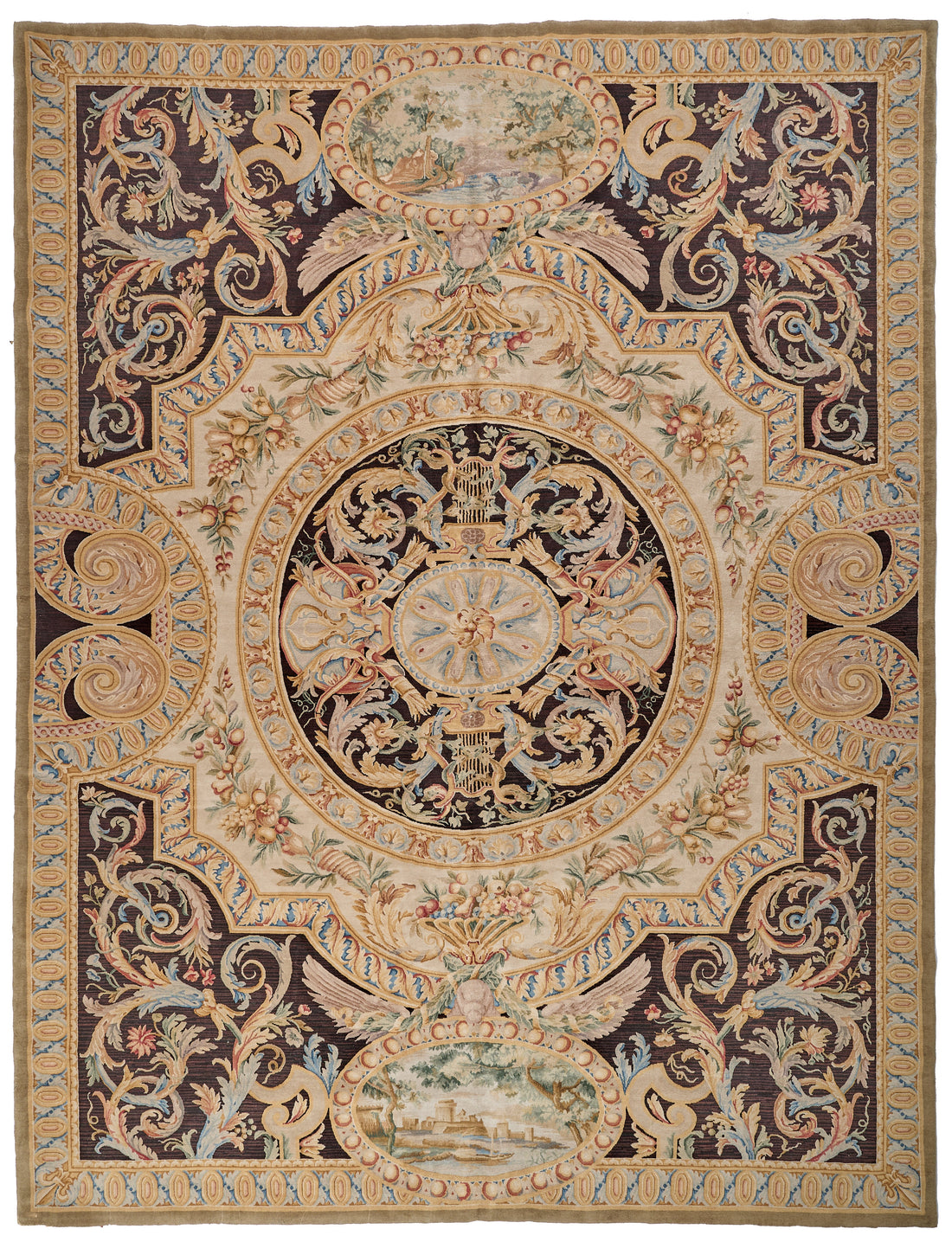 Hand Knotted Savonnerie Carpet 8087