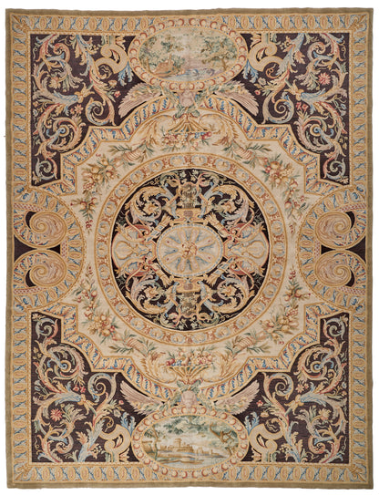 Hand Knotted Savonnerie Carpet 8087