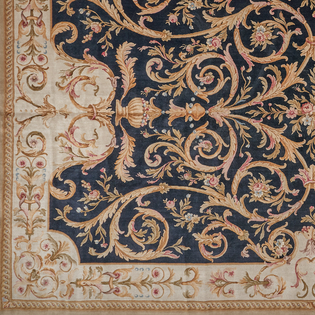 Hand Knotted Savonnerie Carpet 8093