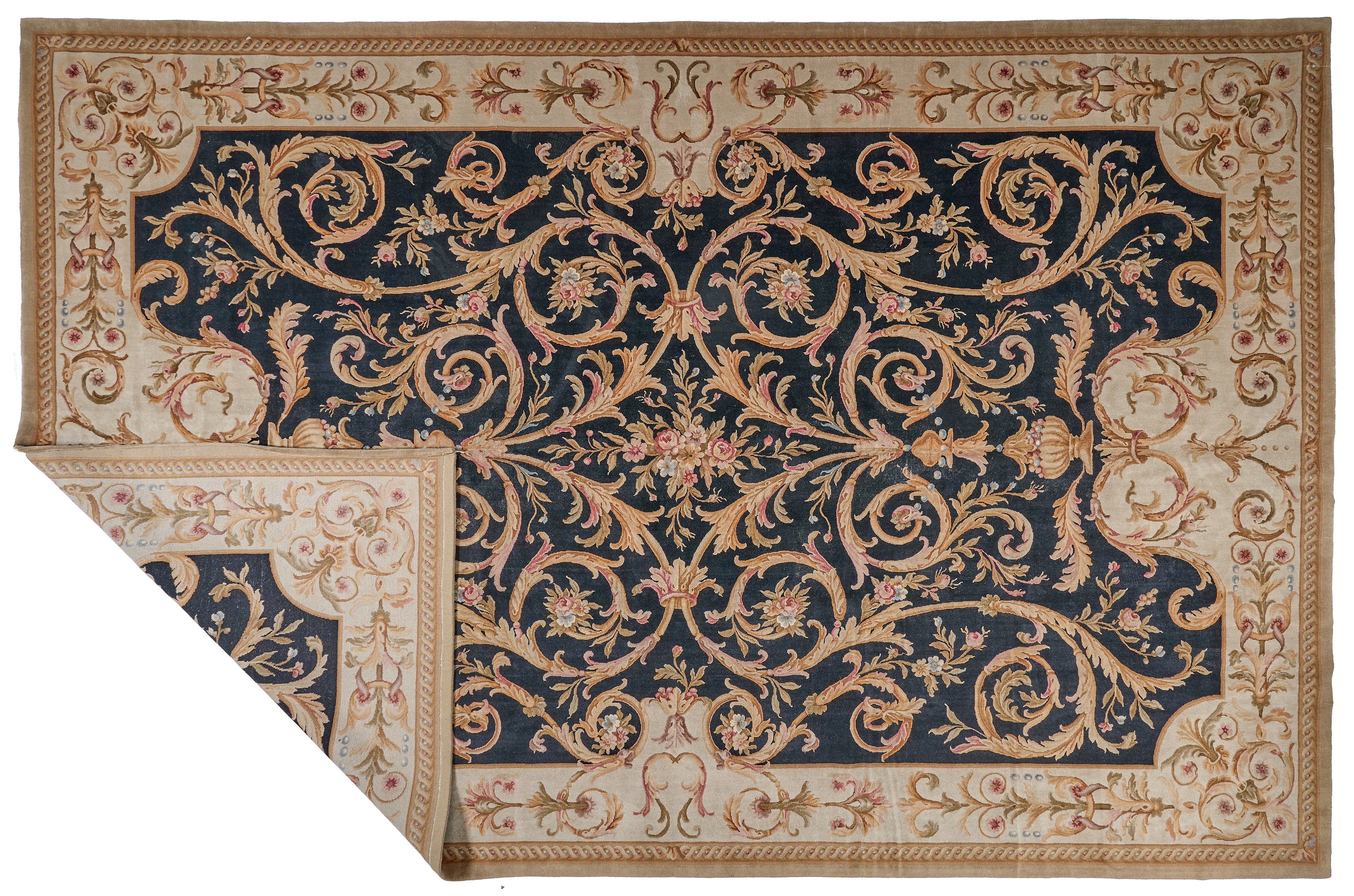 Hand Knotted Savonnerie Carpet 8093
