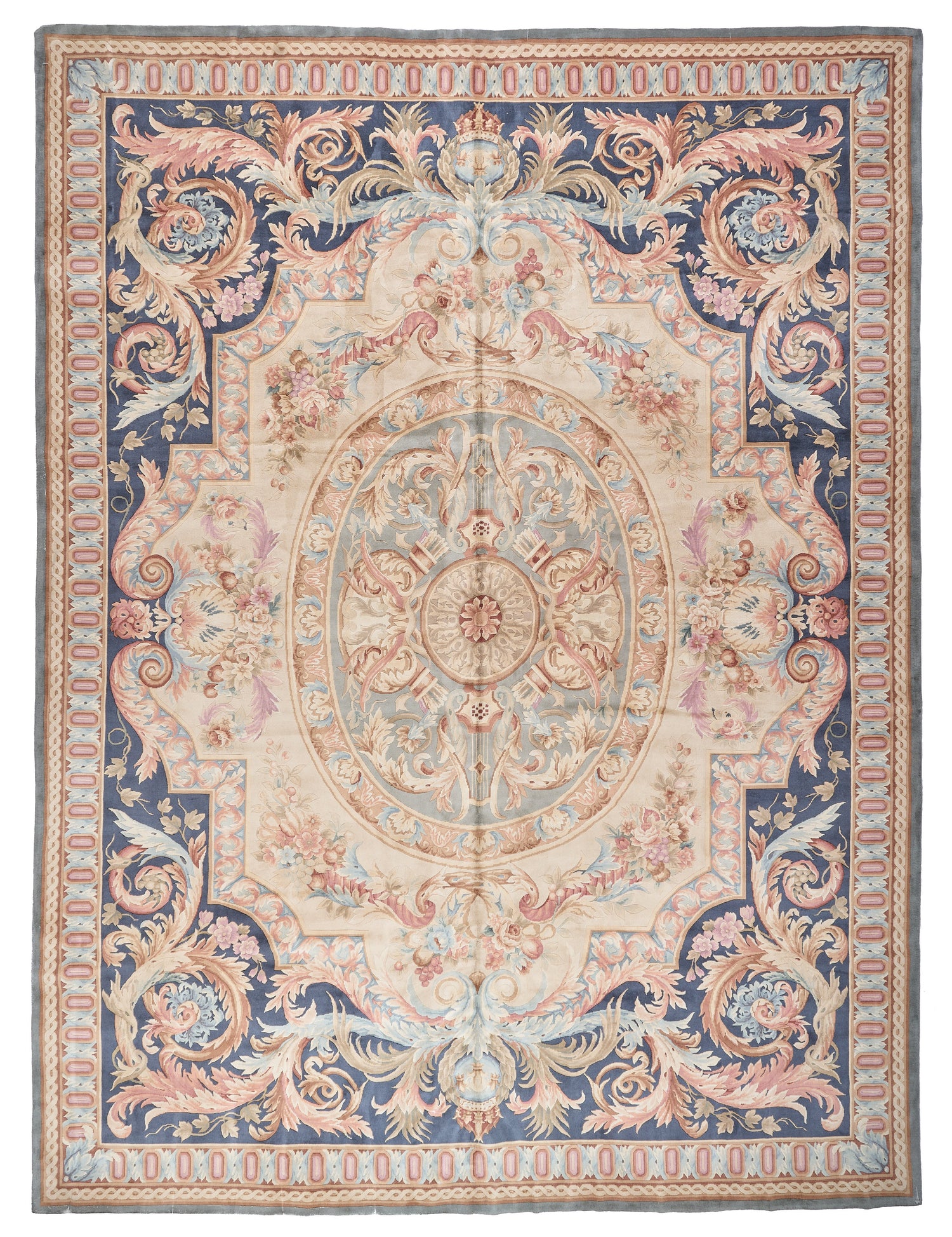 Hand Knotted Savonnerie Carpet 8095