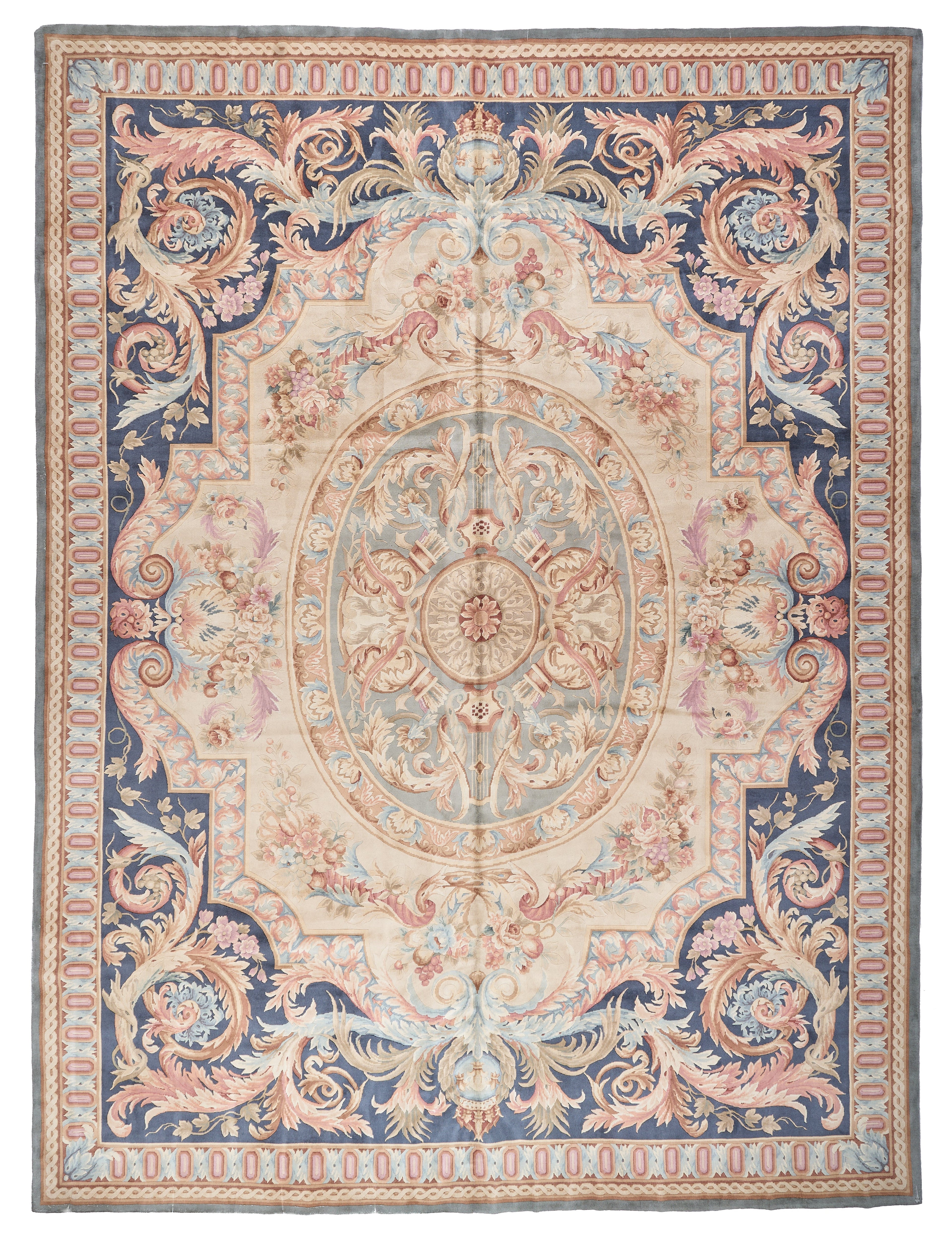 Hand Knotted Savonnerie Carpet 8095