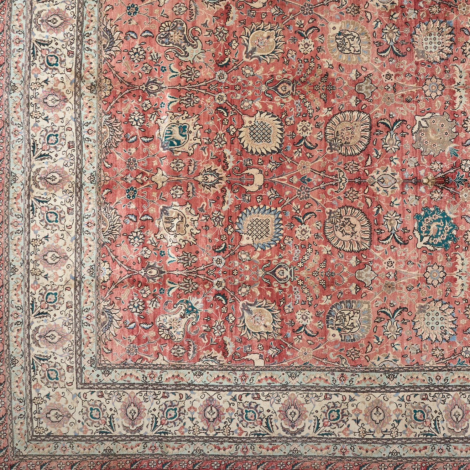 90002 Antique Persian Tabriz Circa 1880