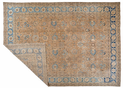 90005 Antique Persian Tabriz Circa 1880