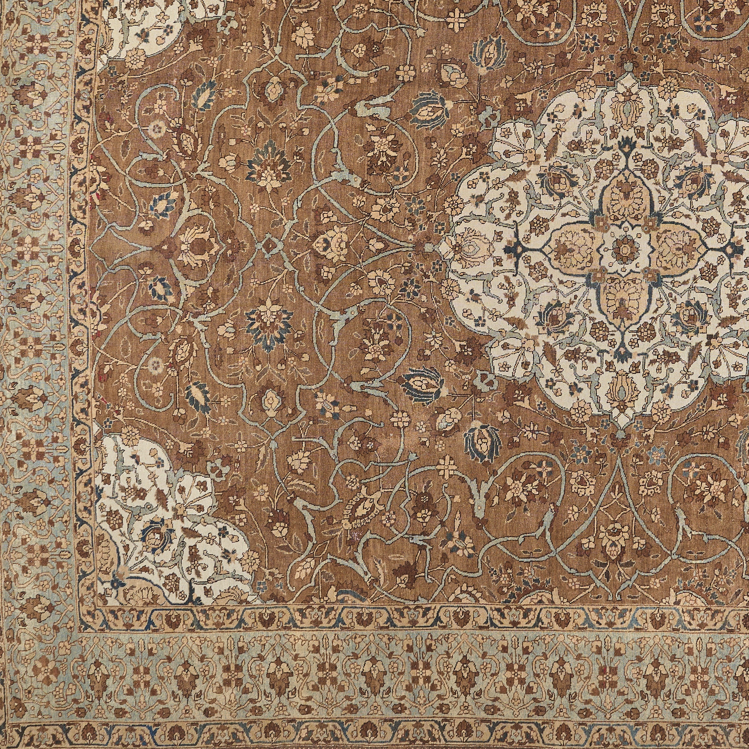 90011 Antique Persian Tabriz Carpet Circa 1920