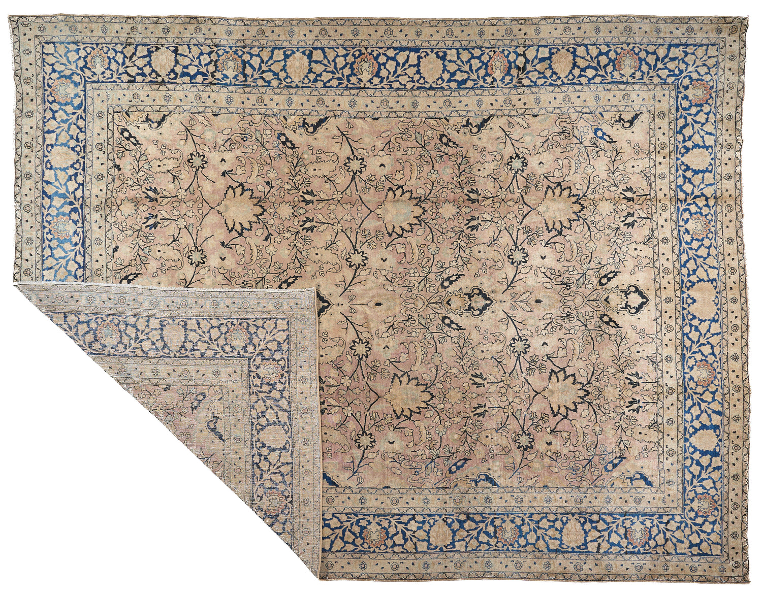 90026 Antique Persian Tabriz Carpet Circa 1920