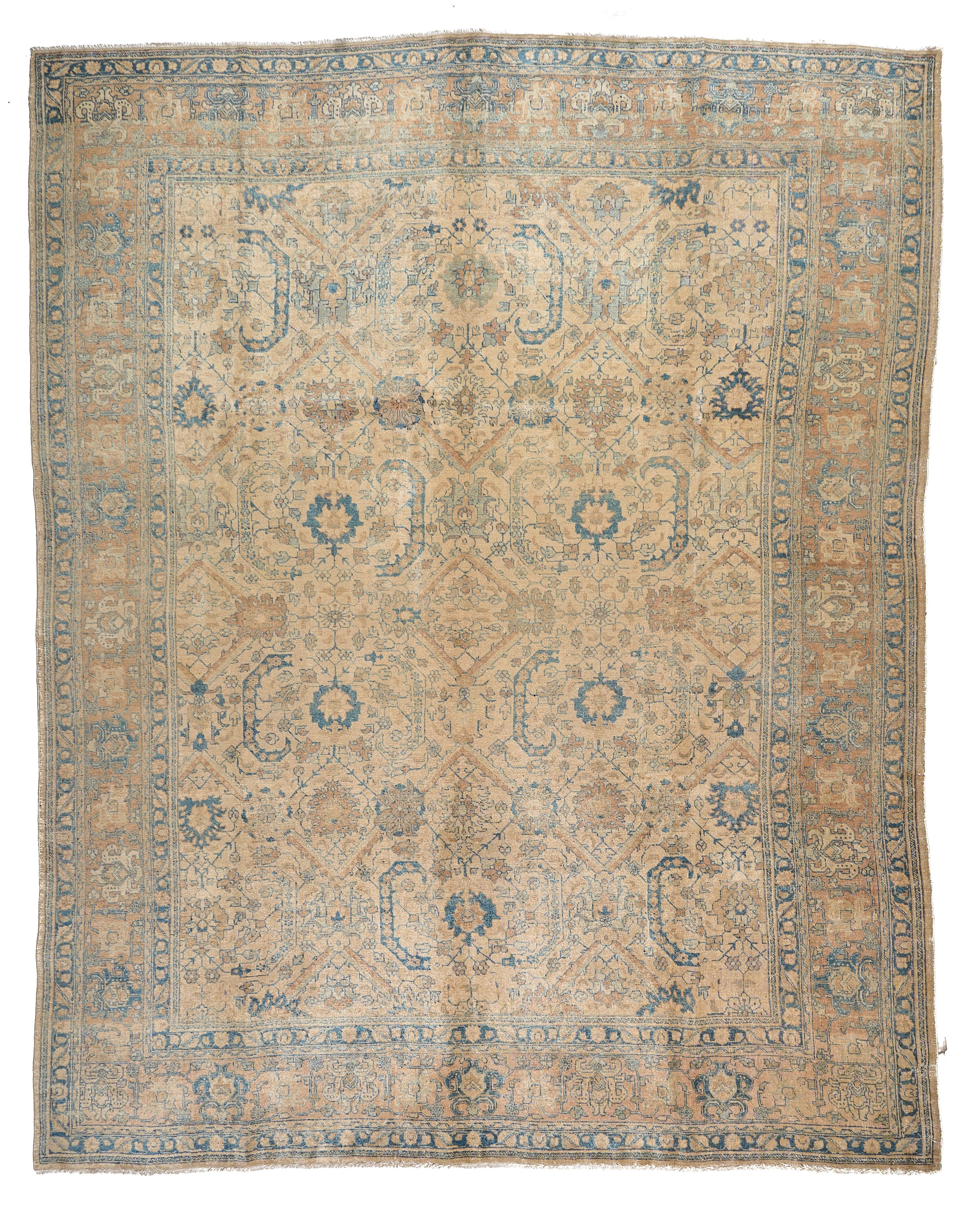 90029 Antique Persian Tabriz Rug Circa 1900