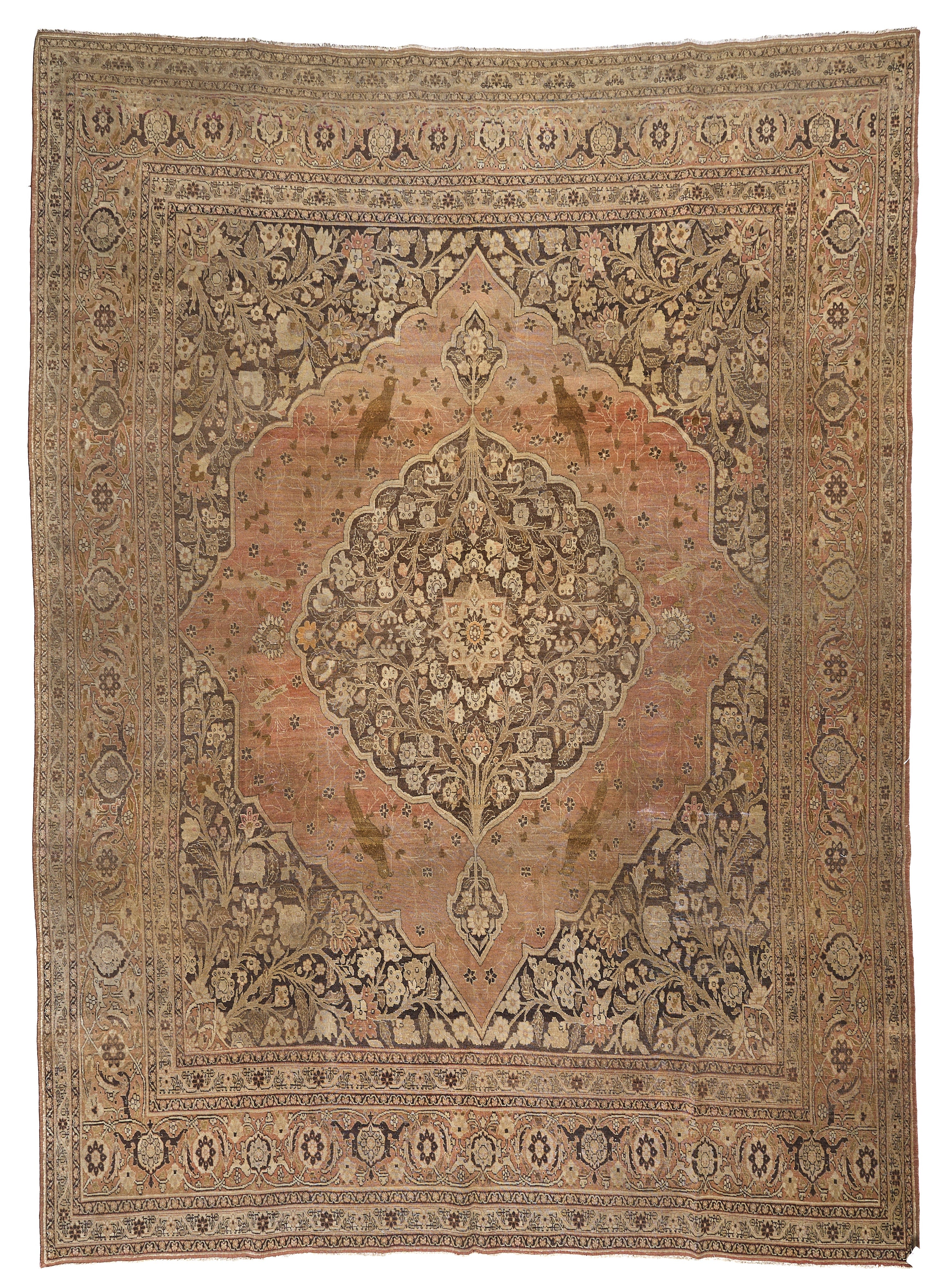 90030 Antique Persian Tabriz Rug Circa 1900