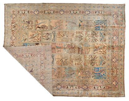 90031 Antique Persian Tabriz Rug Circa 1920