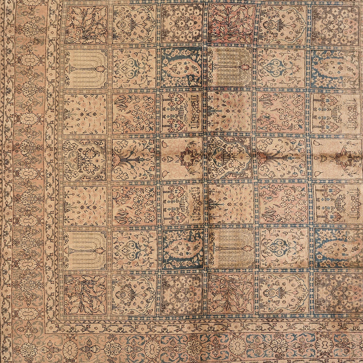 90043 Semi-Antique Persian Tabriz Rug Circa 1920