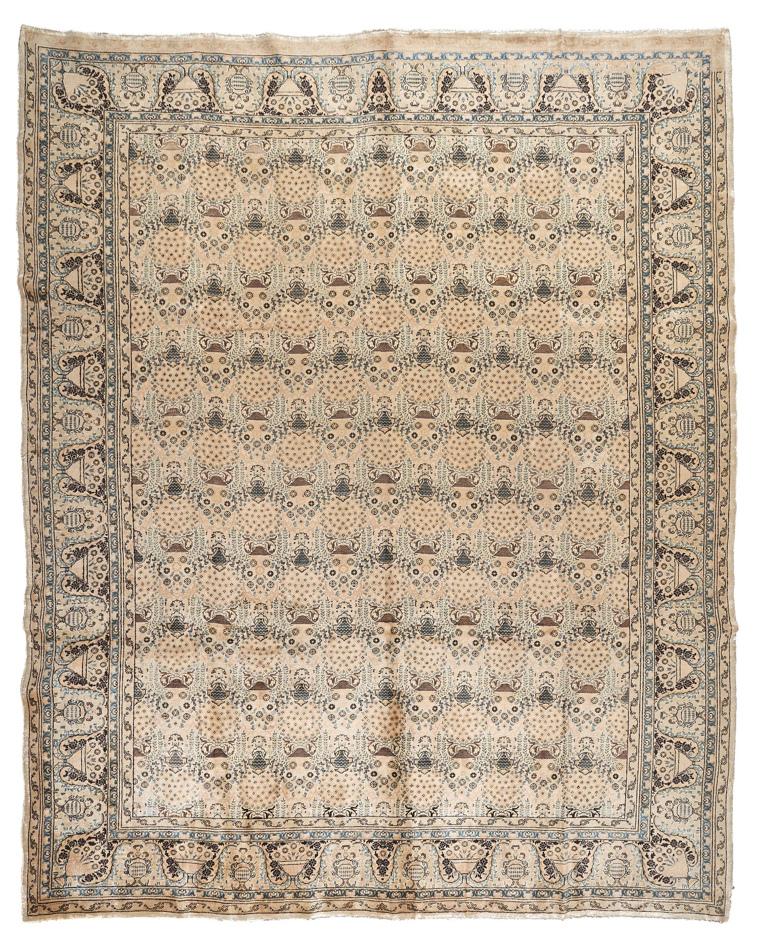 90049 Antique Persian Tabriz Circa 1920