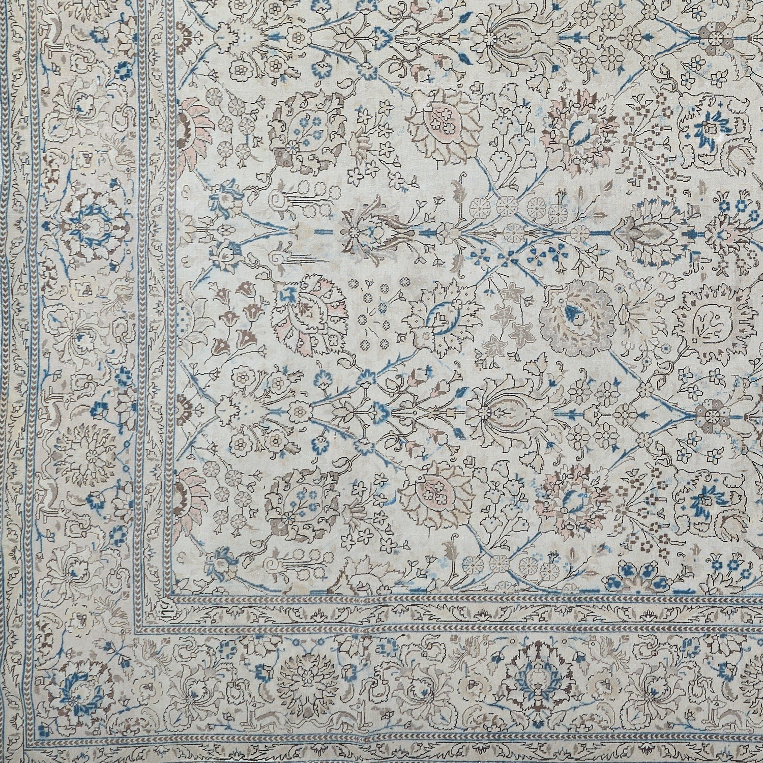 90051 Antique Persian Tabriz Circa 1920