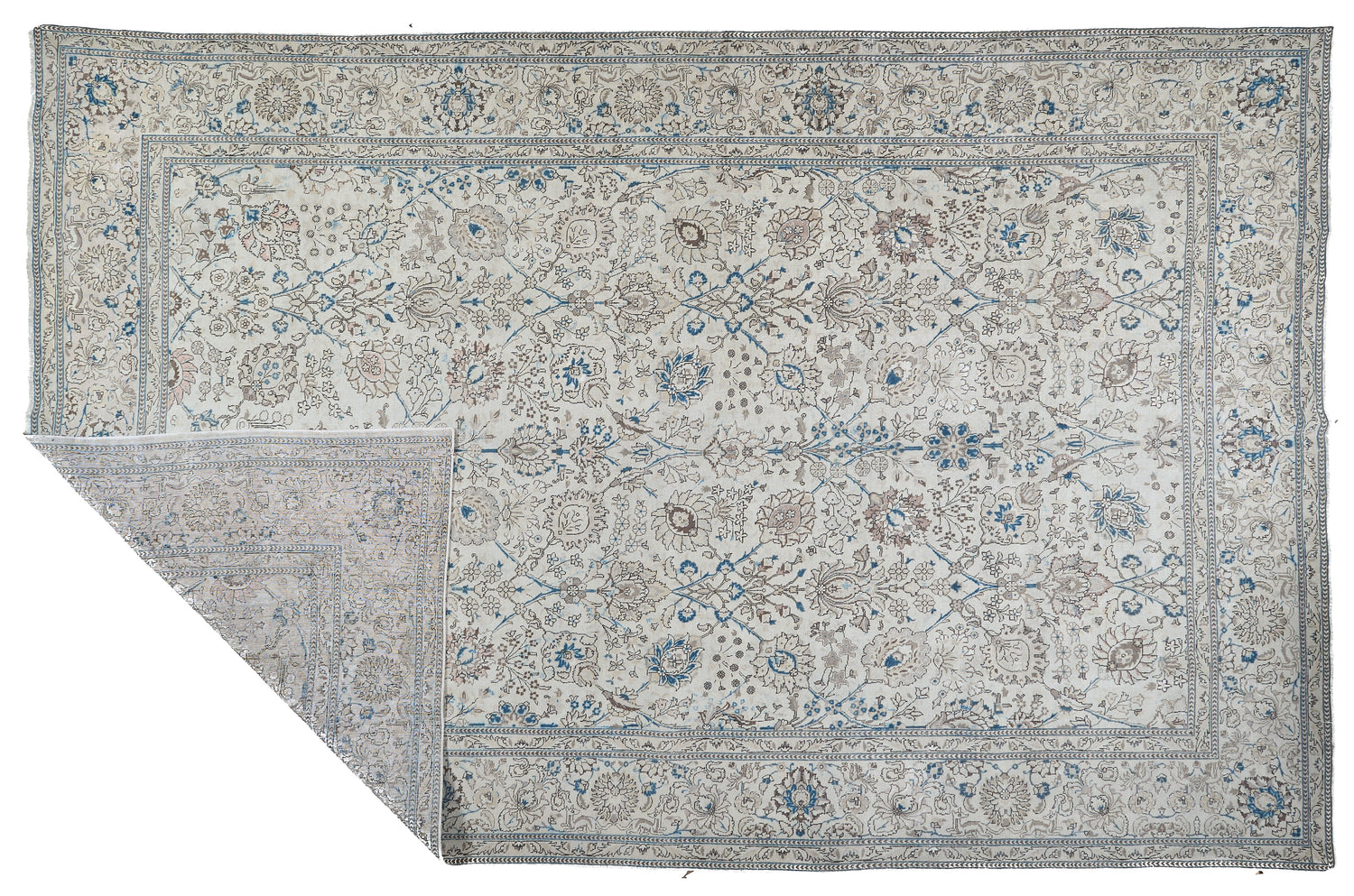 90051 Antique Persian Tabriz Circa 1920