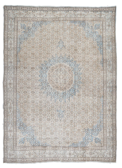 90057 Semi-Antique Persian Tabriz Circa 1920