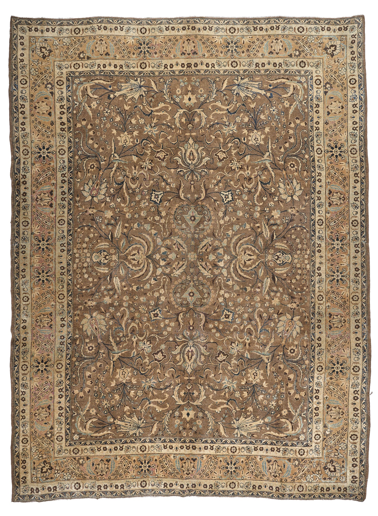 90059 Semi-Antique Persian Tabriz Circa 1900