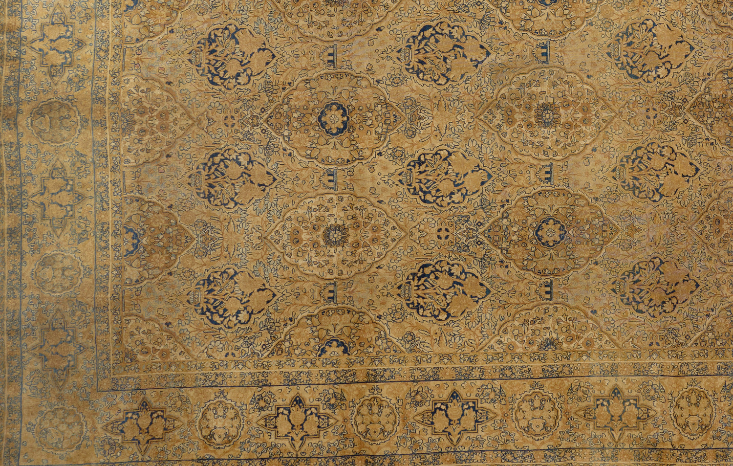 90072 Antique Persian Laver Kerman Rug Circa 1900