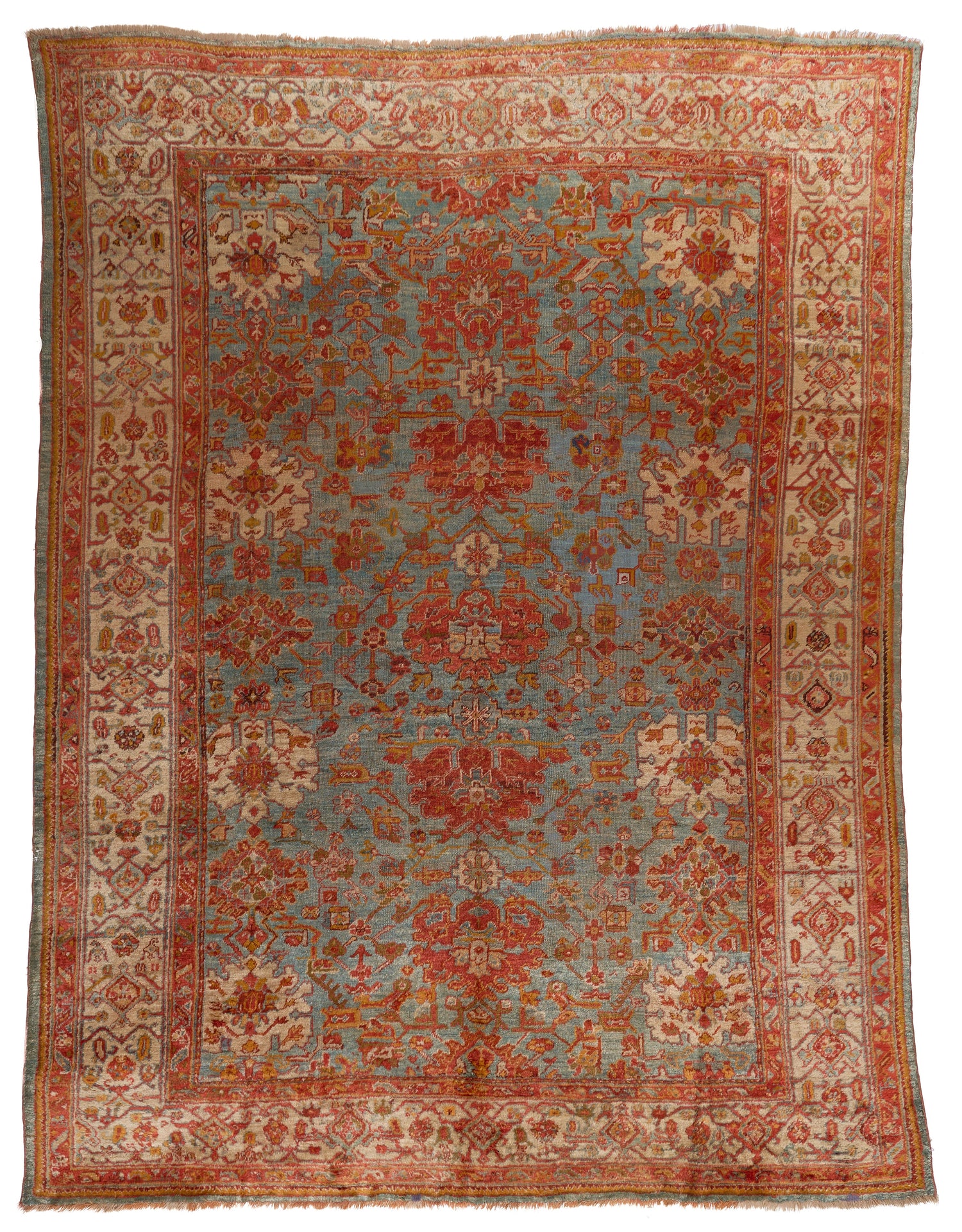 90077 Antique Turkish Angora Oushack Circa late 19th Century