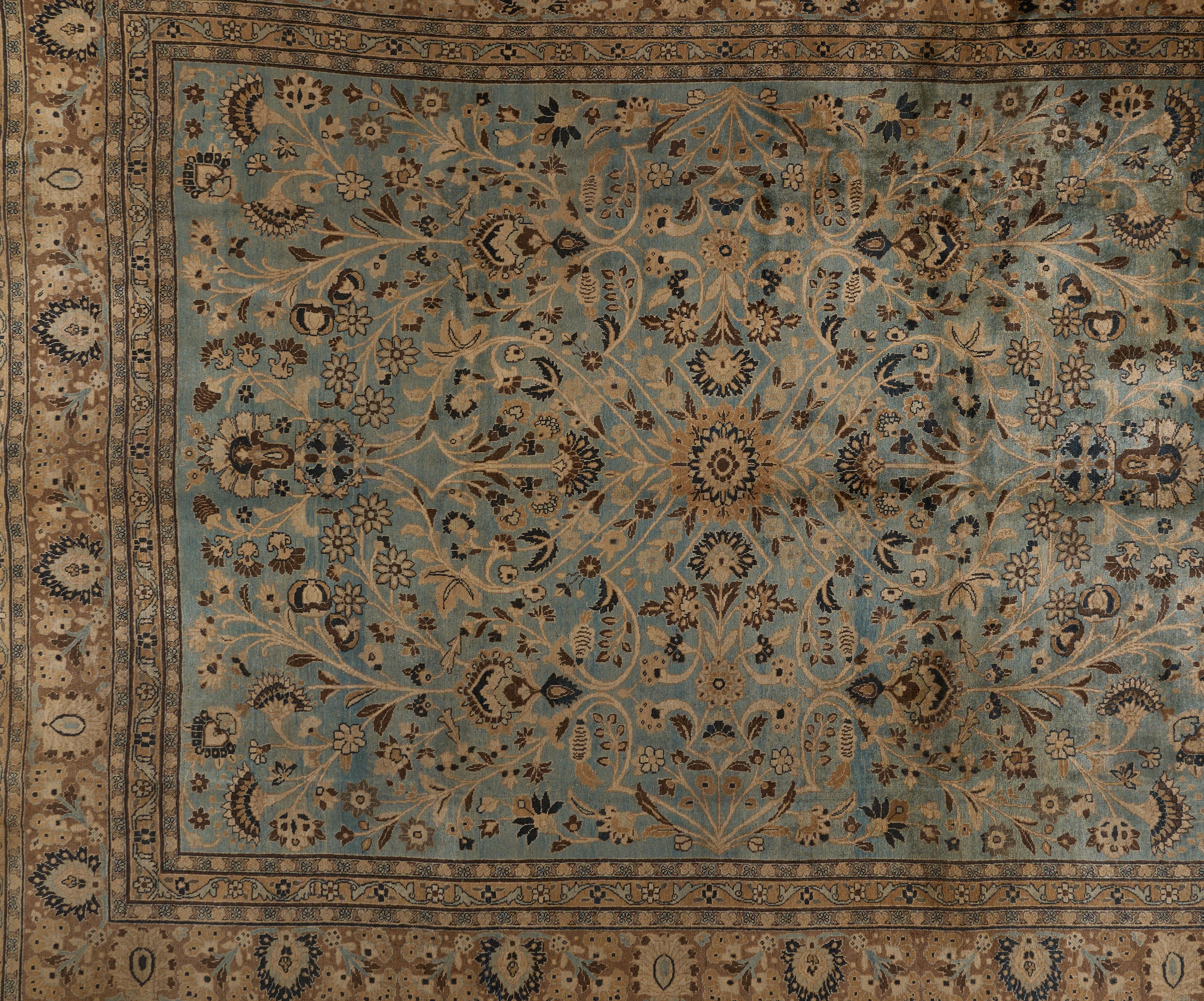 90080 Antique Late 19th Century Persian Tabriz Rug