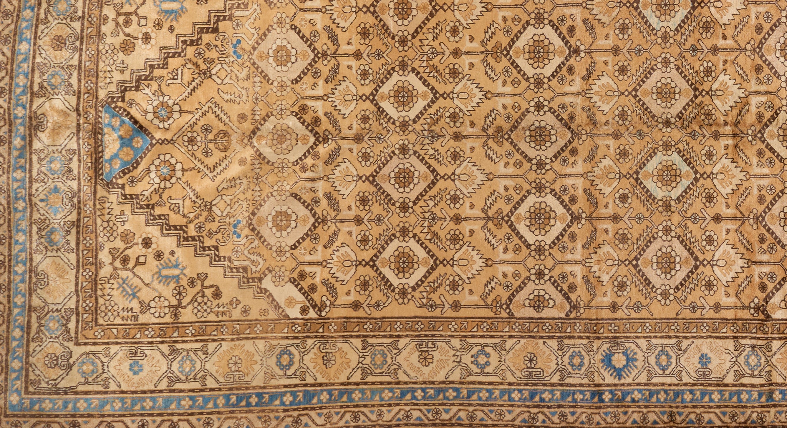 90109 Antique khotan Gallery Rug Circa 1900