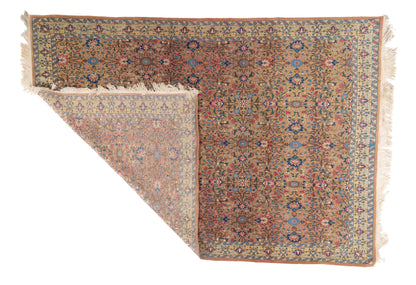 90129 Antique Persian Tabriz Rug Circa 1950