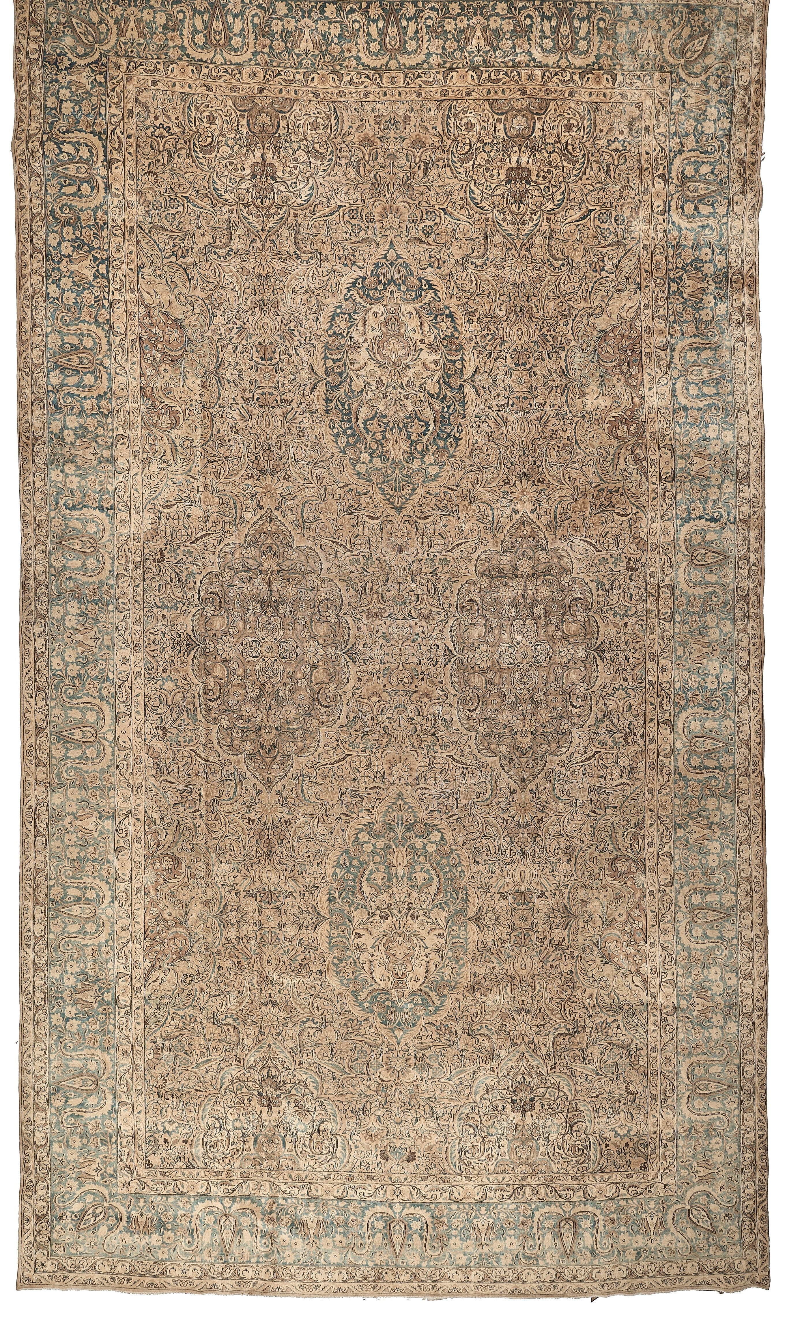 90139 Antique Persian Kerman Circa 1920