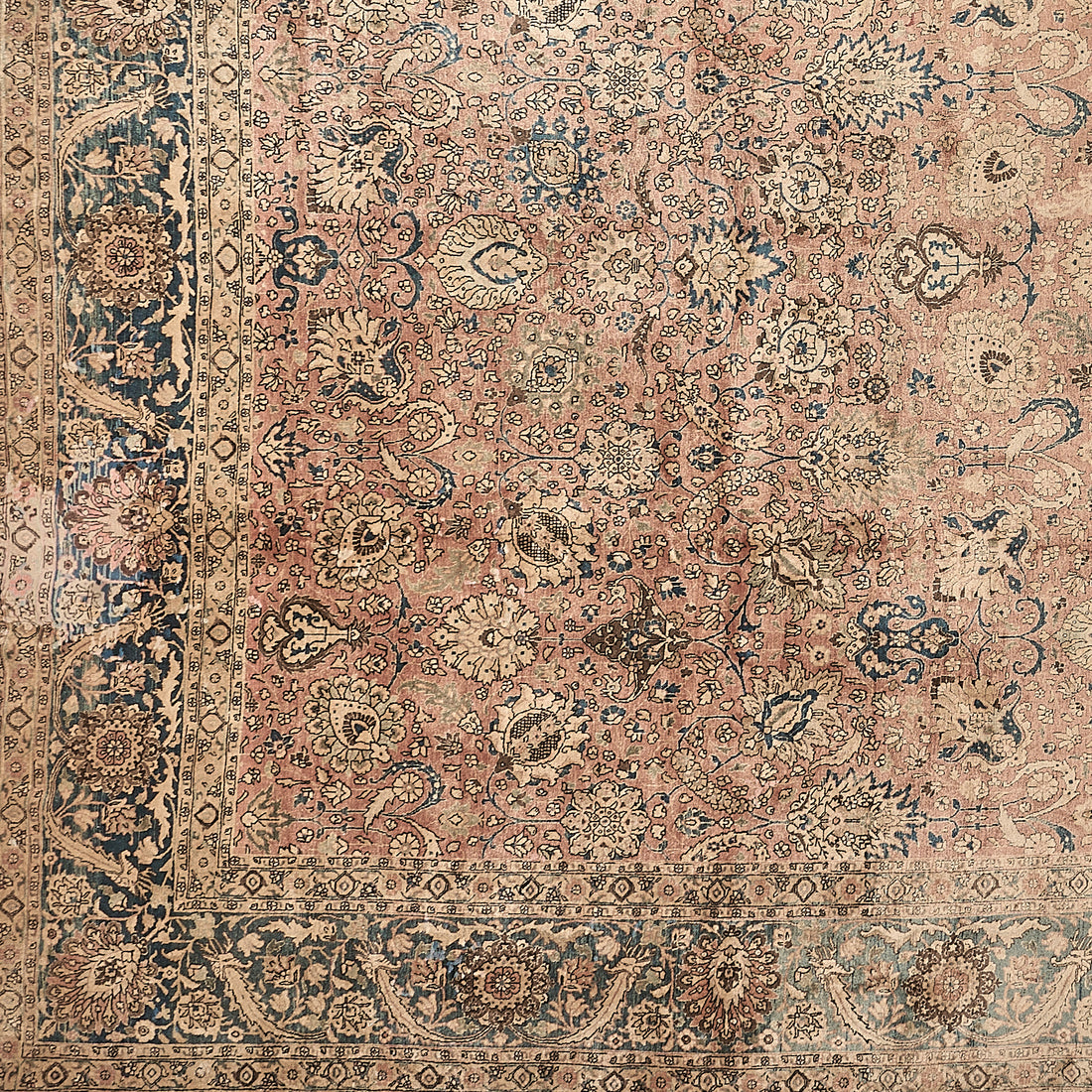 90141 Antique Persian Tabriz