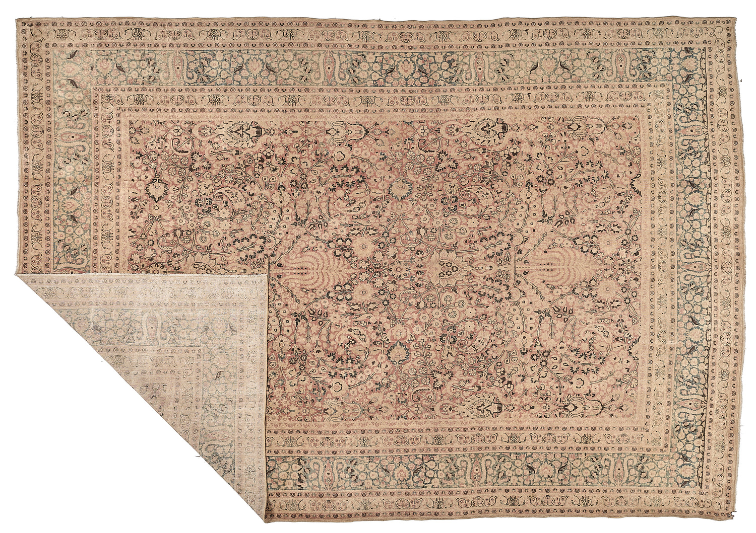 90143 Antique Persian Tabriz