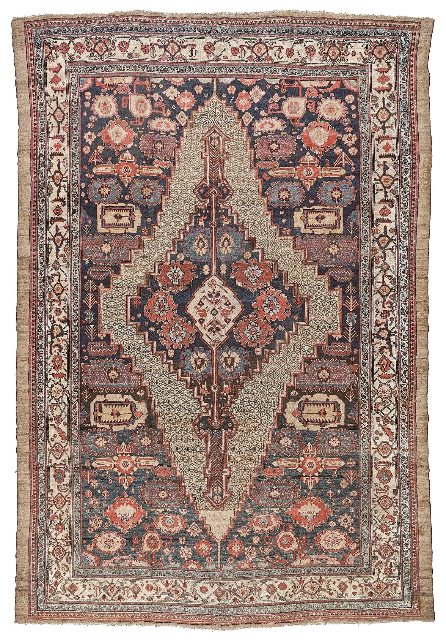 90145 Antique Persian Bibikabad