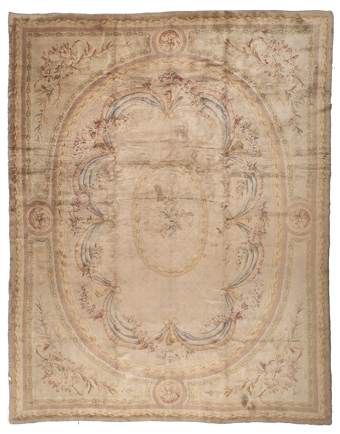 90158 Antique Savonnerie late 19th Century