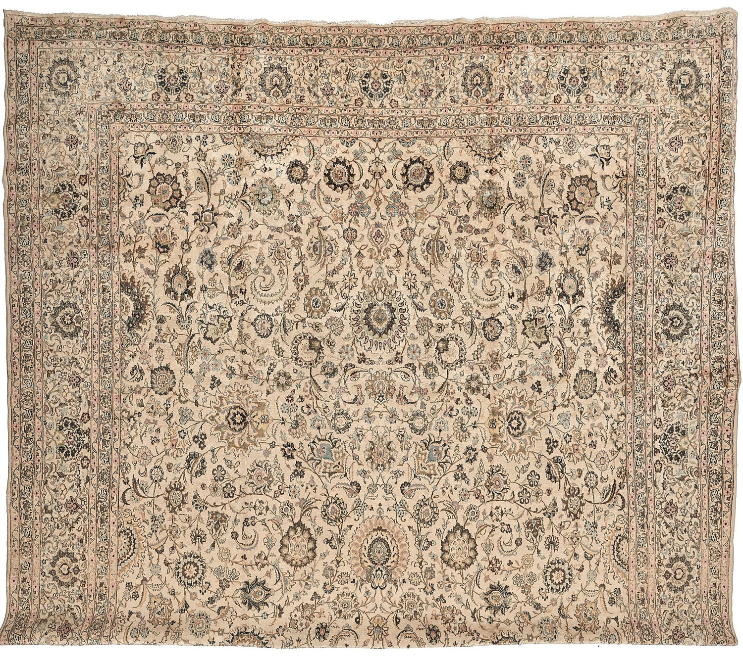 90168 Antique Persian Kashan