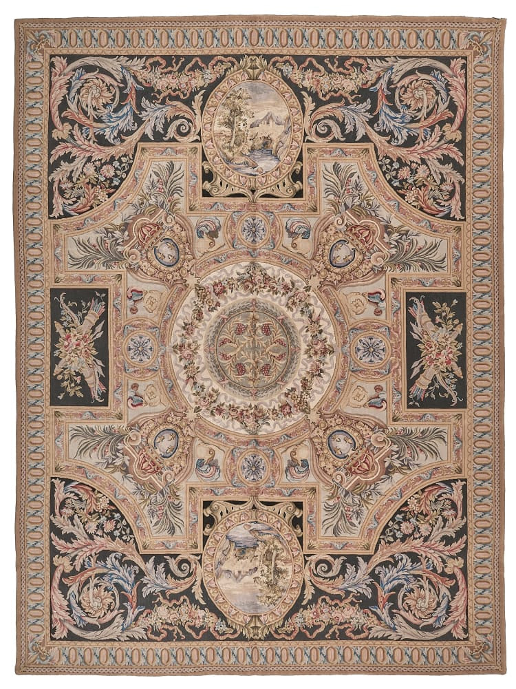 Hand Knotted Savonnerie Carpet 8080